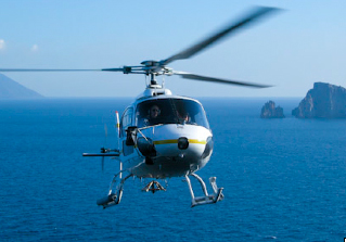 Private helicopter transfer